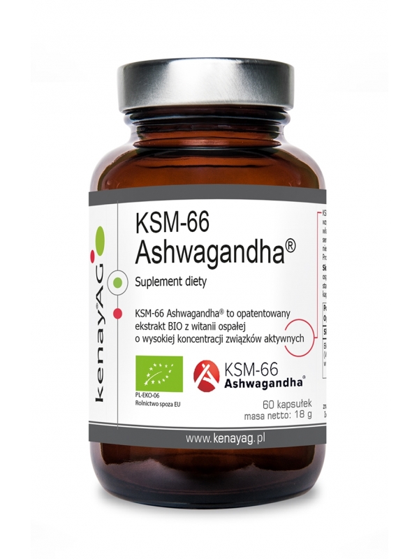 Ashwagandha KSM-66 BIO (60 kapsułek)
